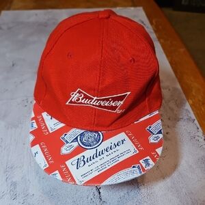 🌟3/$25🌟 Budweiser Red Baseball Hat Snapback